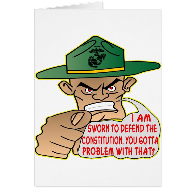 USMC Ich bin vereidigt, die Verfassung zu verteidi (Vorne)