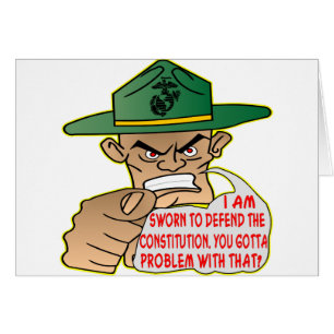 USMC Ich bin vereidigt, die Verfassung zu verteidi