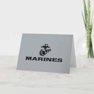 USMC-Logo mit schwarzen Logos