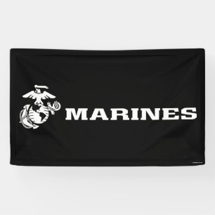 USMC-Logo - Weiß Banner