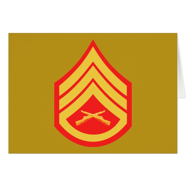 USMC Mitarbeiter E-6 (Vorderseite (Horizontal))