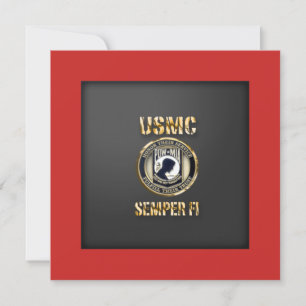 USMC POW-MIA individuell anpassbare Karte