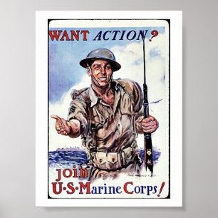 Usmc Recruit Poster