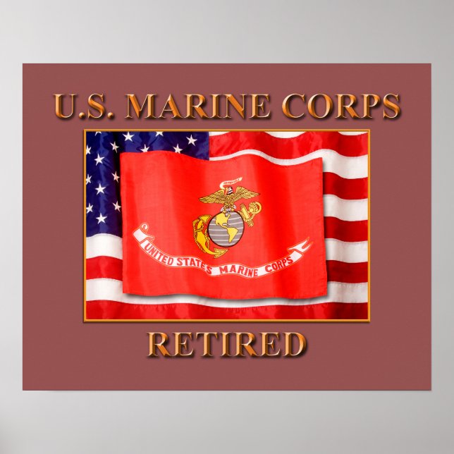 USMC Remüde Value Poster Paper (Matte) (Vorne)