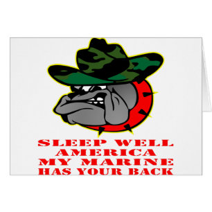 USMC Schlafen gut Amerika Meine Marine ist zurück