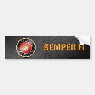 USMC Semper Fi Autoaufkleber