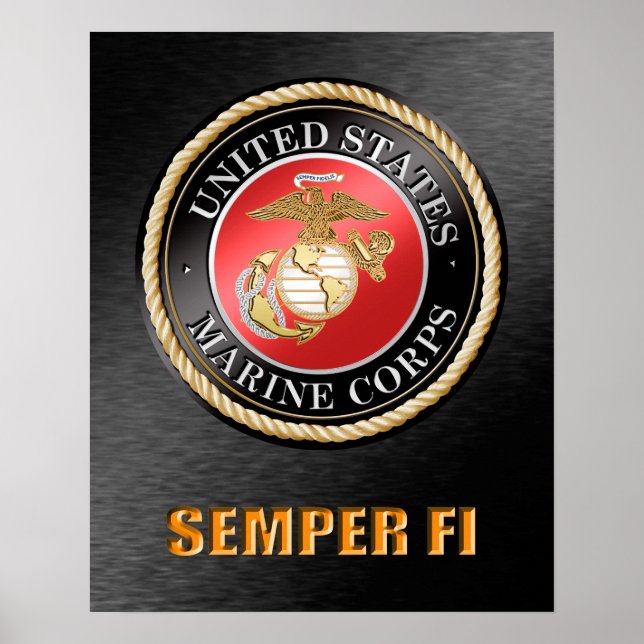 USMC Semper Fi Poster (Vorne)