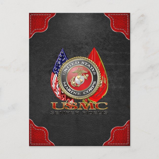 USMC Semper Fi [Special Edition] [3D] Postkarte (Vorderseite)