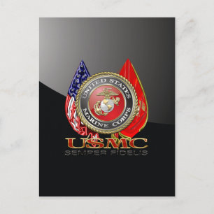USMC Semper Fi [Special Edition] [3D] Postkarte
