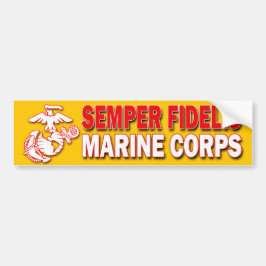 USMC Semper Fidelis Autoaufkleber