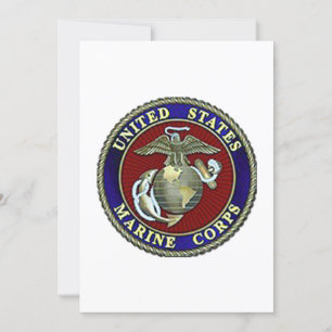 USMC Siegel Individualisierbare Karte für jeden An