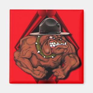 Usmc-Teufel-Hund Magnet