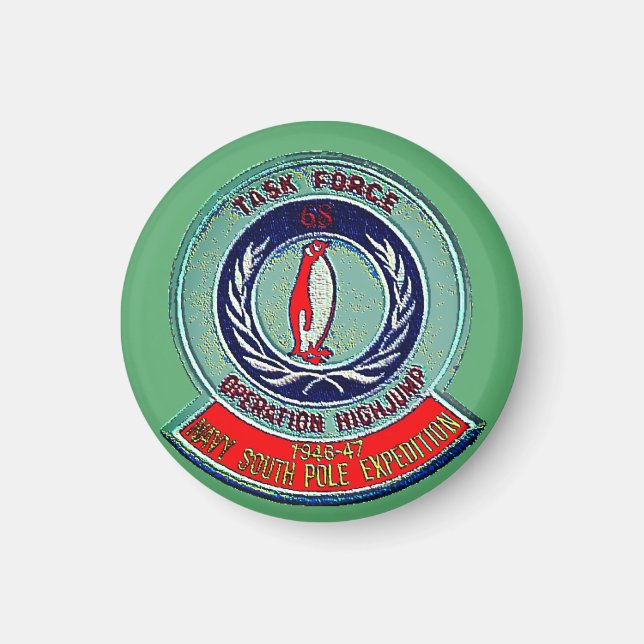 USN Retro-Patch Magnet (Vorne)