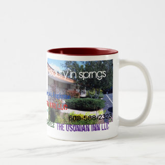 Usonian Gasthaus-Jahrestags-Tasse Zweifarbige Tasse