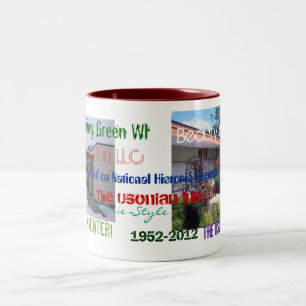 Usonian Gasthaus-Jahrestags-Tasse Zweifarbige Tasse