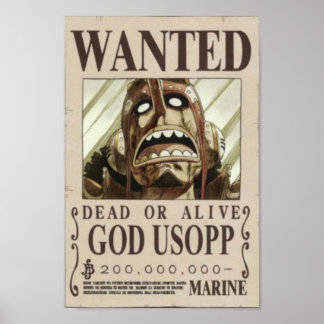 Usopp-Sekunde gewollt Poster