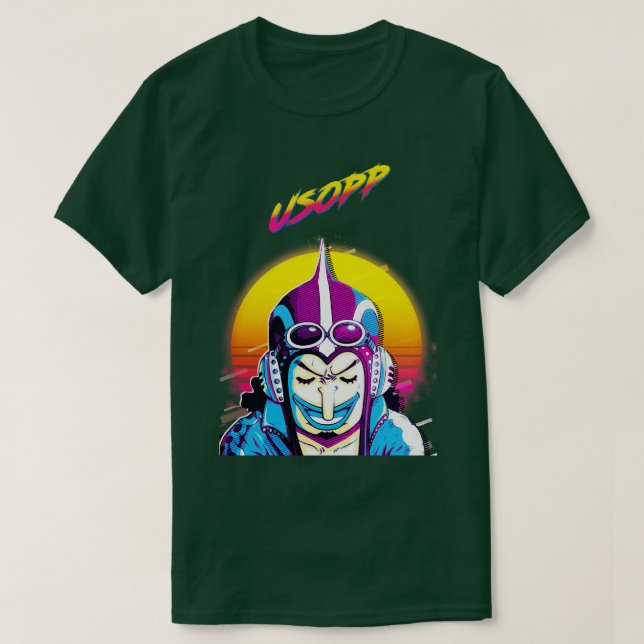 Usopp TShirtONE PIECE Usopp TShirtby 80sRetro T-Shirt (Design vorne)