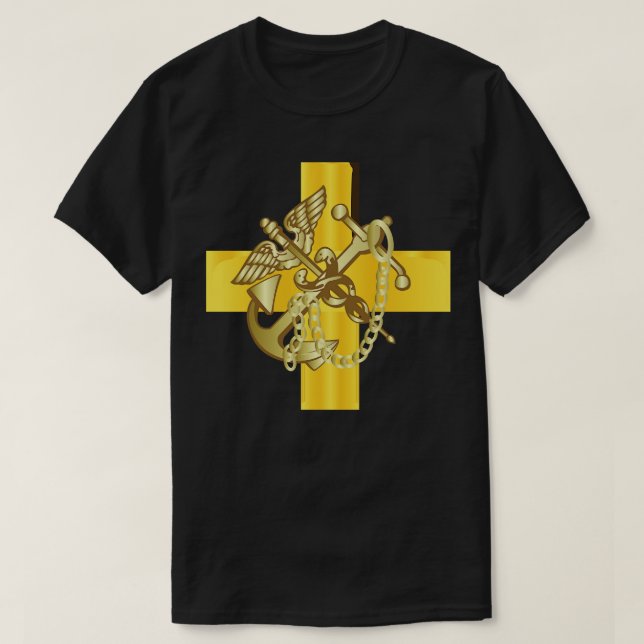 USPHS Öffentlicher Gesundheitsdienst - zwei Texte T-Shirt (Design vorne)