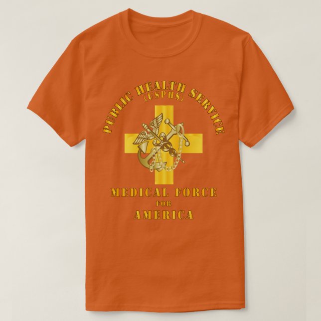USPHS Public Health Service Medizin für Amerika T-Shirt (Design vorne)