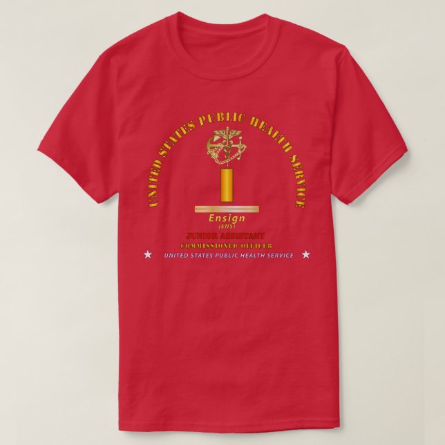 USPHS Rank 01 Ensign Junior Asst T-Shirt (Design vorne)
