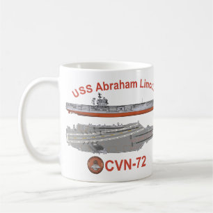USS Abraham Lincoln CVN-72 Kaffeetasse