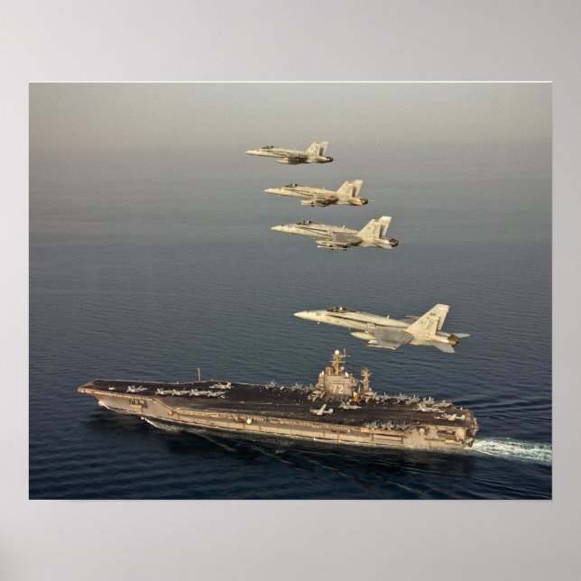 USS Abraham Lincoln (CVN 72) Poster (Vorne)