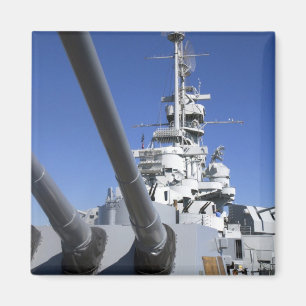 USS Alabama Battleship in Battleship Memorial Magnet