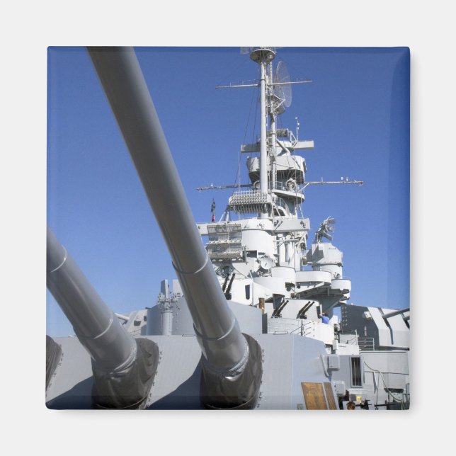 USS Alabama Battleship in Battleship Memorial Magnet (Vorne)