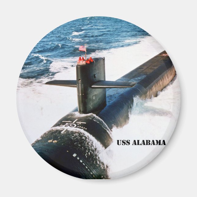 USS ALABAMA MAGNET (Vorne)