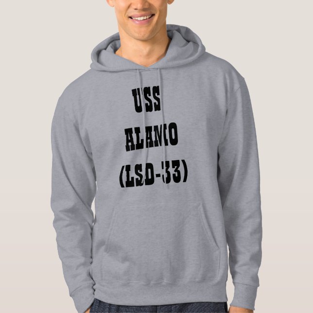 USS ALAMO (LSD-33) HOODIE (Vorderseite)