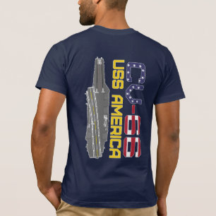 USS AMERICA CV-66 T - Shirt