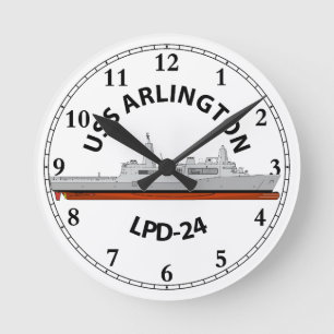 USS ARLINGTON, LPD-24, SAN ANTONIO RUNDE WANDUHR