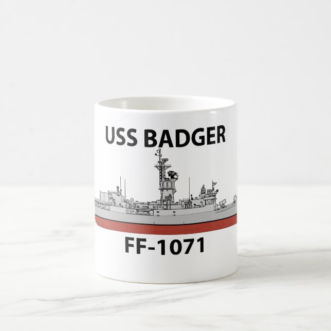 USS Badger Kaffeetasse (Mittel)