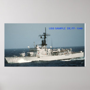 USS-BEISPIELplakat Poster