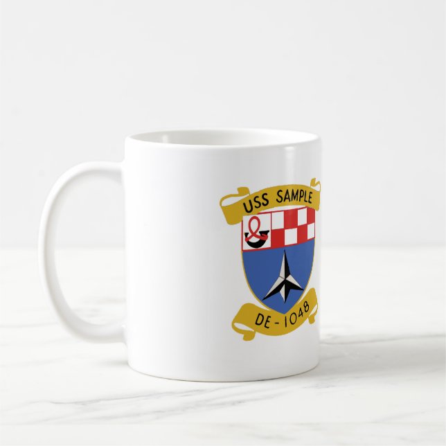USS-BEISPIELschale Kaffeetasse (Links)