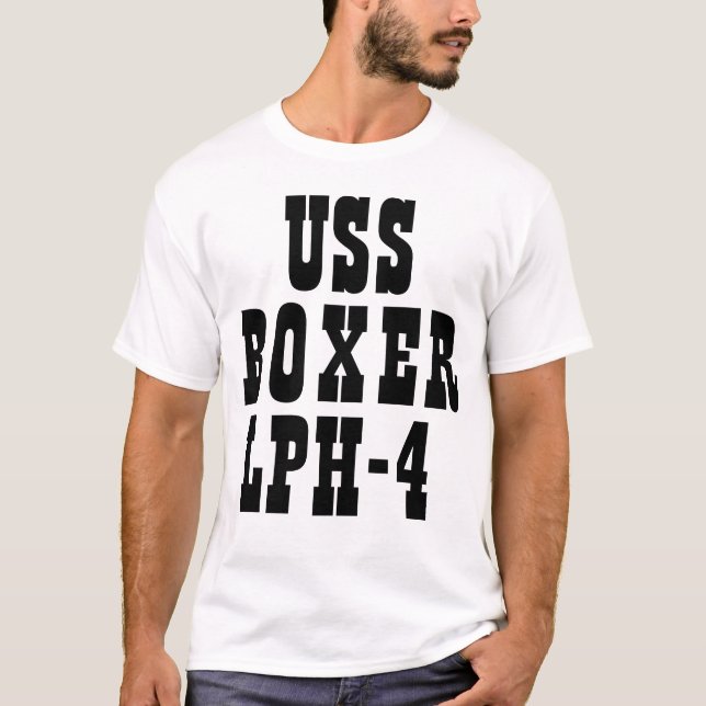 USS-BOXER (LPH-4) T-Shirt (Vorderseite)