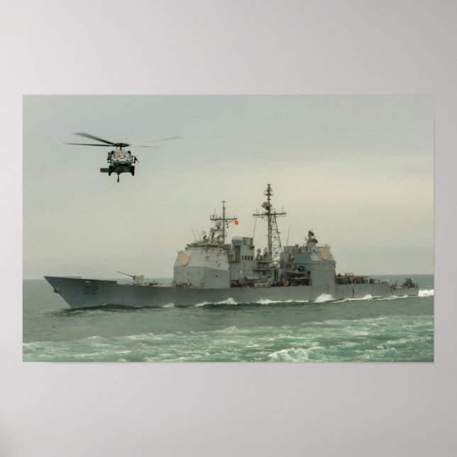 USS Bunker Hill (CG 52) Poster (Vorne)
