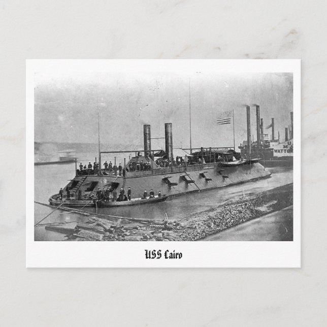 USS Cairo Postcard Postkarte (Vorderseite)