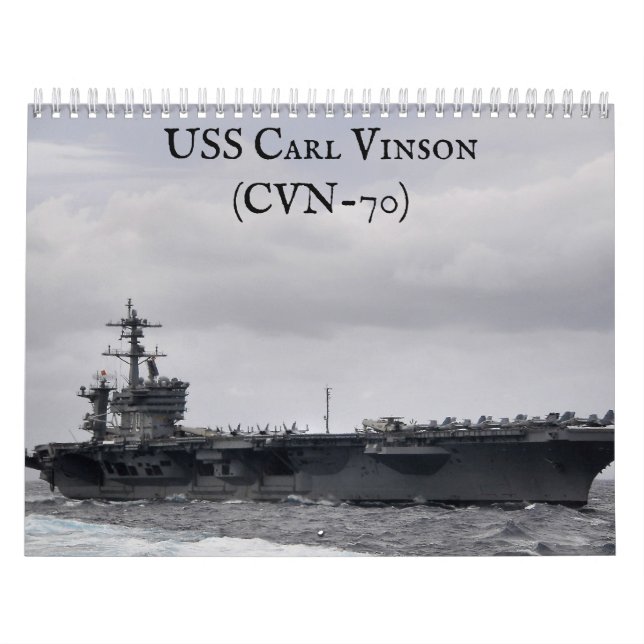 USS Carl Vinson (CVN 70) Kalender (Titelbild)