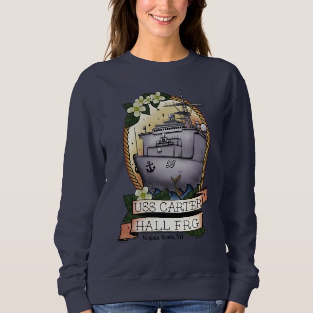 USS Carter Hall FRG Sweatshirt  (Vorderseite)