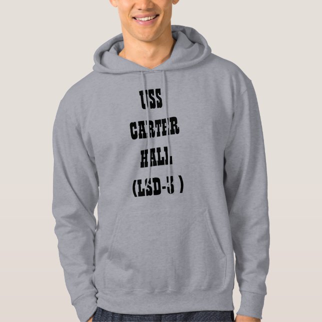 USS CARTER HALL (LSD-3) HOODIE (Vorderseite)