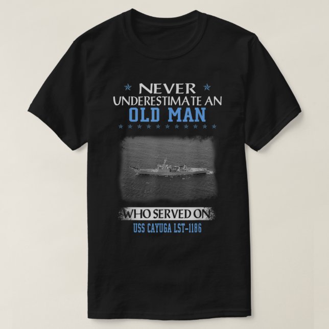 USS Cayuga LST1186 Veterans Day Veterans Day Day T-Shirt (Design vorne)