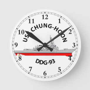 USS CHUNG-HOON - DDG-93 - ARLEIGH BURKE RUNDE WANDUHR