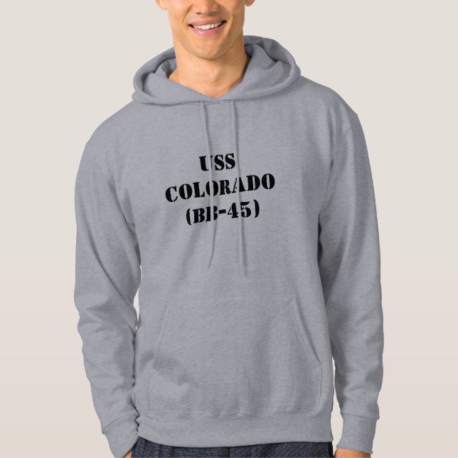 USS COLORADO (BB-45) HOODIE (Vorderseite)