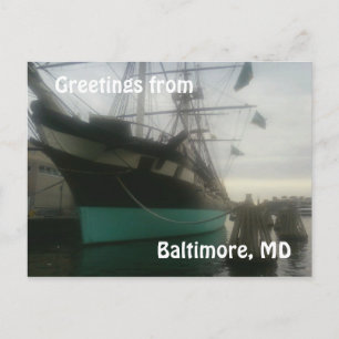 USS Constellation Postcard Postkarte