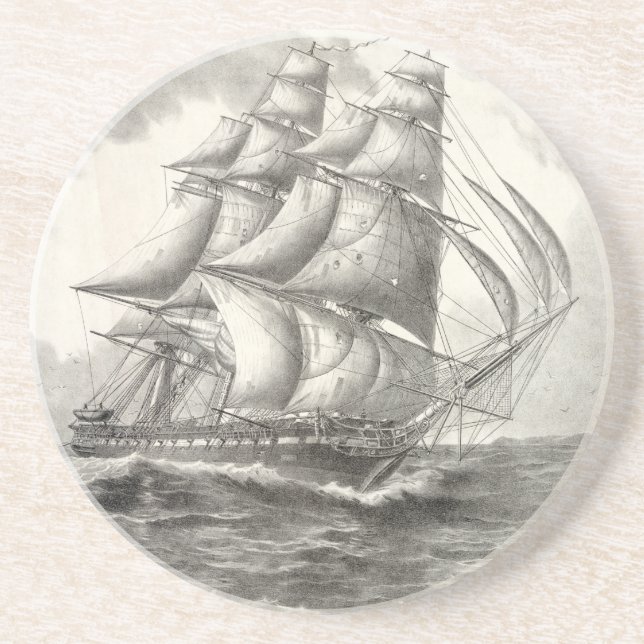 USS Constitution Getränkeuntersetzer (Vorne)