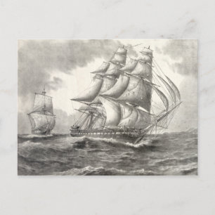 USS Constitution Postkarte