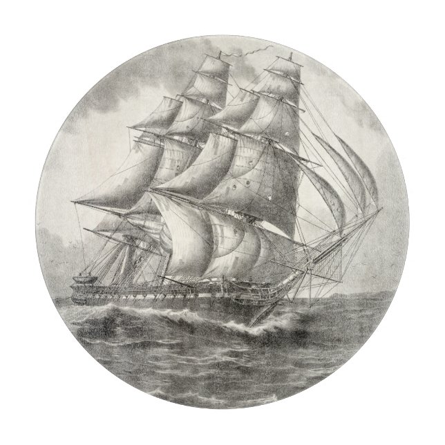 USS Constitution Schneidebrett (Vorderseite)