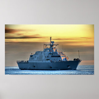 USS Detroit (LCS-7) Poster