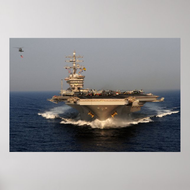 USS Dwight D. Eisenhower (CVN 69) Poster (Vorne)